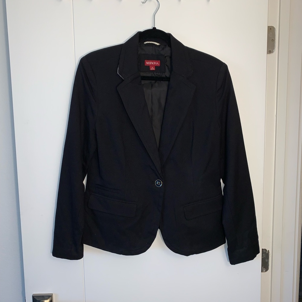 MERONA blazer black size 12